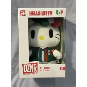 NEW Yume Sanrio DZNR Hello Kitty Soccer Edition - Mexico Hello Kitty #57 w/ Bow